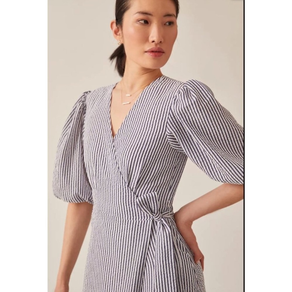 Hutch Seersucker Midi Dress - Picture 3 of 6